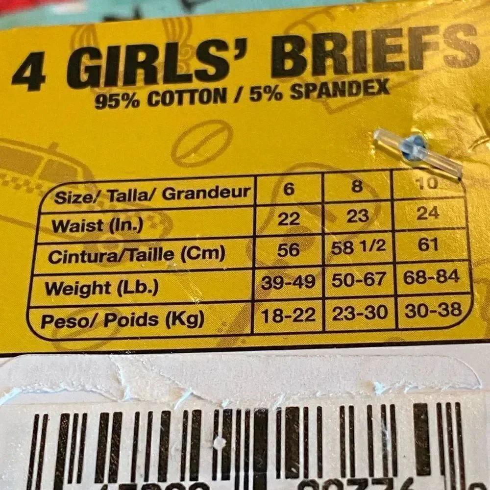 Warner’s Bros FRIENDS Girls Friends Underwear Brief 4 Pack